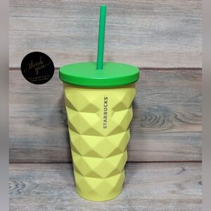 Starbucks Stainless Steel 16oz Cold Cup Tumbler Pineapple Hawaii Collection